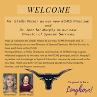 Welcome Ms. Wilson and Dr. Murphy