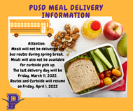PUSD Meal Delivery Information